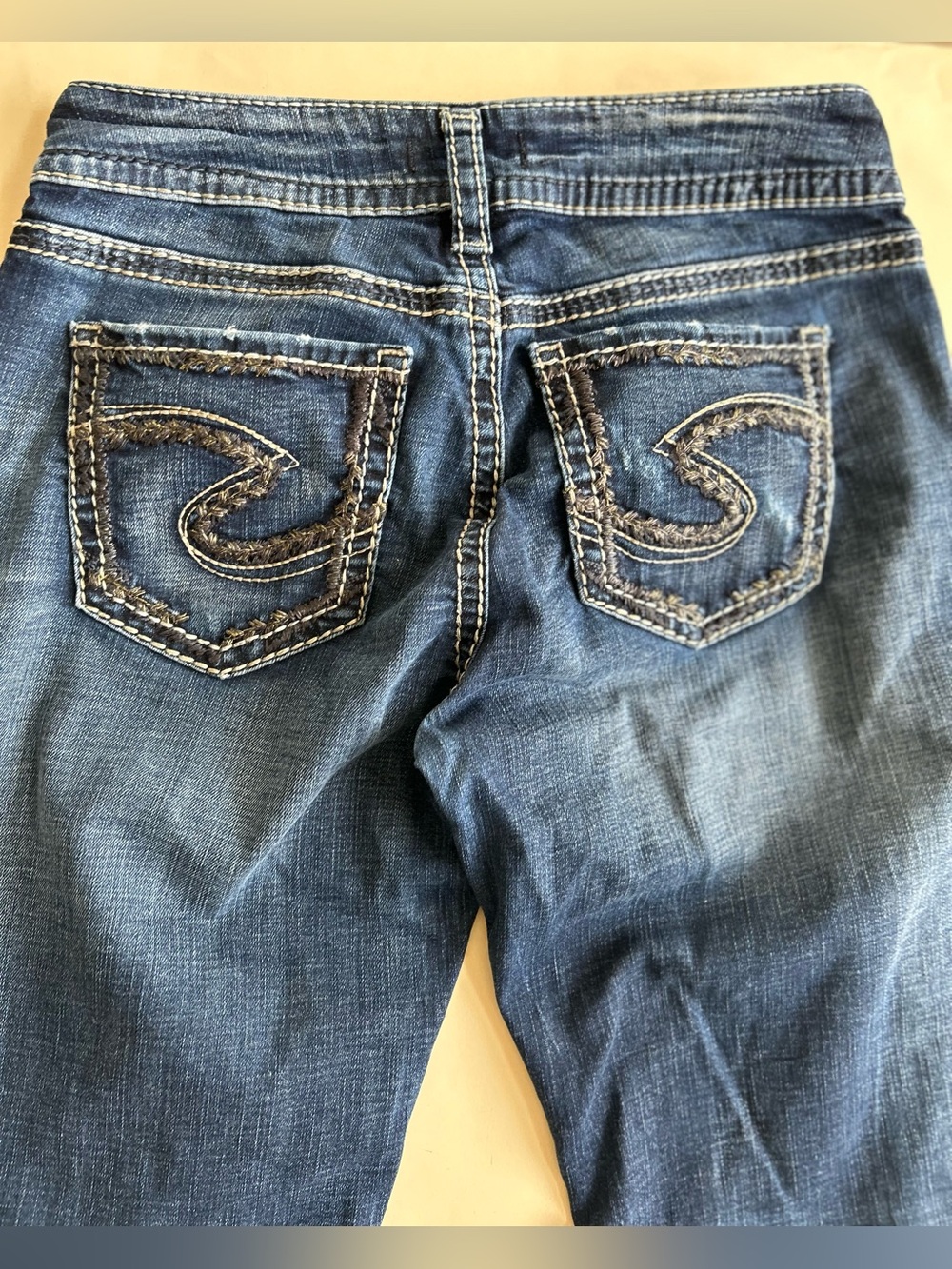 Silver Jeans Indigo Blue Straight Leg Women's Jeans size w28 - Picture 8 of 8